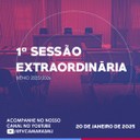 Vereadores são convocados para Sessão Extraordinária